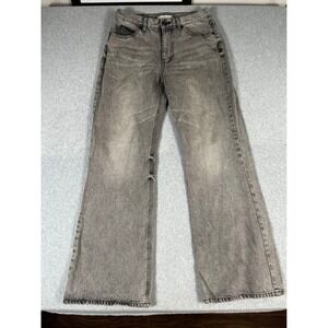 BDG Mens Slacker Fit Wide Leg Jeans Faded Gray Denim 33x32 Urban Outfitters